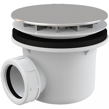 Сифон для душевого поддона, хром Сифон для душевого поддона, хром