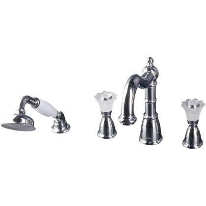Смеситель врезной на 4 отв., Camelia хром_Комплект Смеситель врезной на 4 отв., Camelia хром_Комплект