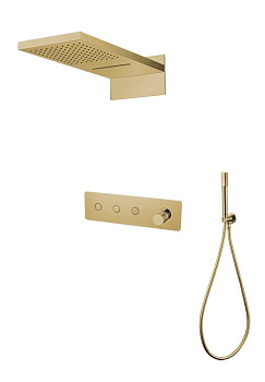 Встроенная душевая система FUSION, трехпозиционная GOLD