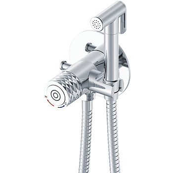 Гигиенический душ со смесителем Rose R225, хром Гигиенический душ со смесителем Rose R225, хром