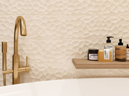 Декор OR2U011DT-63  Meissen Вставка Organic цветы бежевый 25х75 (уп/4шт), шт Декор OR2U011DT-63  Meissen Вставка Organic цветы бежевый 25х75 (уп/4шт), шт