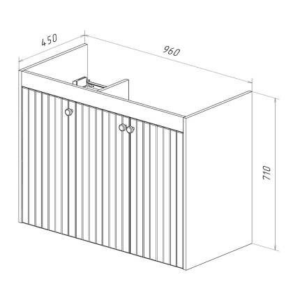 Тумба Lemark ROMANCE 100см под 1 раковину, подвесная/напольная, 3-х дверная, цвет корпуса, фасада: Белый глянец Тумба Lemark ROMANCE 100см под 1 раковину, подвесная/напольная, 3-х дверная, цвет корпуса, фасада: Белый глянец