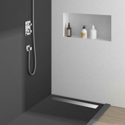 Душевой лоток SAY OPTIMA 601.70.P.DUZ, 70 см, хром Душевой лоток SAY OPTIMA 601.70.P.DUZ, 70 см, хром