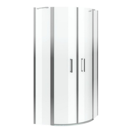 Душевое ограждение EXCELLENT Mazo 100х100 полукруг (хром)