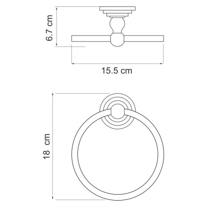 Ammer K-7060 Держатель полотенец Ammer K-7060 Держатель полотенец