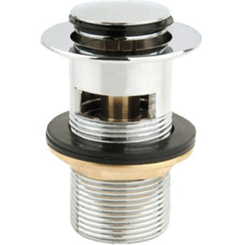 Донный клапан с системой Клик-клак с переливом BB-PCU-06-CRM Донный клапан с системой Клик-клак с переливом BB-PCU-06-CRM