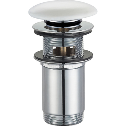 Пробка "click-clack" к сифону для умывальника A706BP (белая)