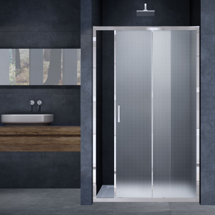 Душевая дверь Alpha VDS-3AL120MT, 1200, хром, стекло текстурное Душевая дверь Alpha VDS-3AL120MT, 1200, хром, стекло текстурное