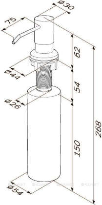 A8437122 X-Joy универсальный диспенсер, черный