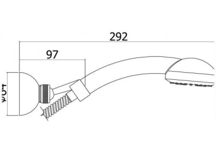 Душевой гарнитур Paffoni Trieste Bis ZDUP082CR