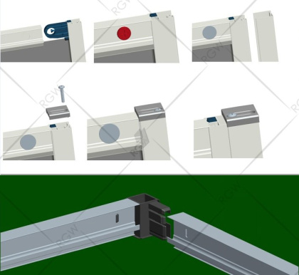 Душевой уголок RGW Classic CL-44 100х90 32094490-11 профиль Хром стекло прозрачное