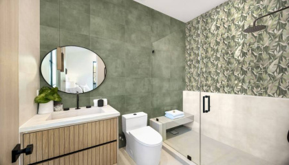 GT244VG Настенная плита DominiСa_GT Син. 30x60 тропики_ 1\58,32