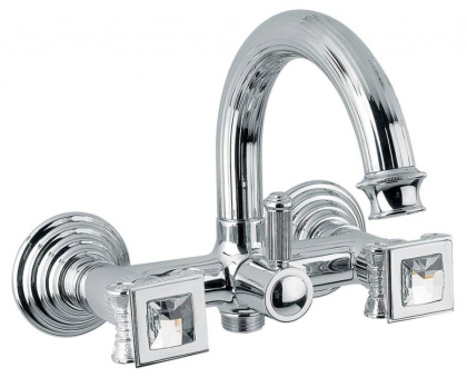 OLIMP-VD-01-Sw Смеситель для ванны, хром, ручки sarowski OLIMP-VD-01-Sw Смеситель для ванны, хром, ручки sarowski