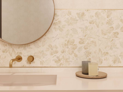 Декор OR2U011DT-63  Meissen Вставка Organic цветы бежевый 25х75 (уп/4шт), шт Декор OR2U011DT-63  Meissen Вставка Organic цветы бежевый 25х75 (уп/4шт), шт