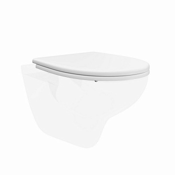 Сиденье для унитаза XPRO без микролифта, белый Xpro.R.seat.02\WHT