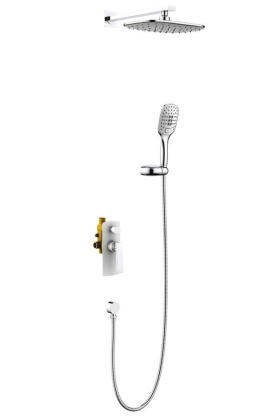 Душевая система Timo Helmi SX-4069/00-16SM скрытого монтажа, хром-белый Душевая система Timo Helmi SX-4069/00-16SM скрытого монтажа, хром-белый