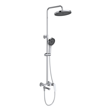 COMFORT-CVD-01 Душевая стойка со смесителем и изливом, хром