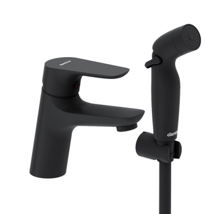 770300300 Jupiter, Смеситель для умывальника без дк с гигиеническим душем