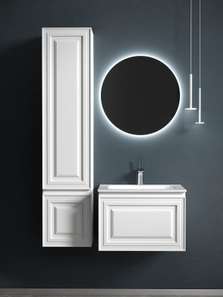 Тумба подвесная SANCOS Very 590х445х406, c одним  ящиком оснащенным доводчиками, Bianco , арт.VR60W Тумба подвесная SANCOS Very 590х445х406, c одним  ящиком оснащенным доводчиками, Bianco , арт.VR60W