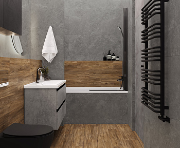 Pluto Grigio Керамогранит серый SG50005320R 60х119,5 матовый