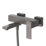 SLIDER-VD-GM Смеситель для ванны и душа однорычажный в комплекте с ручным душем, шлангом и держателем, оружейная сталь SLIDER-VD-GM Смеситель для ванны и душа однорычажный в комплекте с ручным душем, шлангом и держателем, оружейная сталь