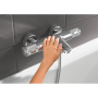 34830000 GROHE Grohtherm 1000 Performance Pro Термостат для ванны внешнего монтажа 1/2", хром (замена 34779000) 34830000 GROHE Grohtherm 1000 Performance Pro Термостат для ванны внешнего монтажа 1/2", хром (замена 34779000)