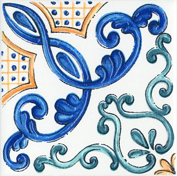 Декор STG\А454\5232 Капри Майолика 20*20 (1уп/30шт), шт Декор STG\А454\5232 Капри Майолика 20*20 (1уп/30шт), шт