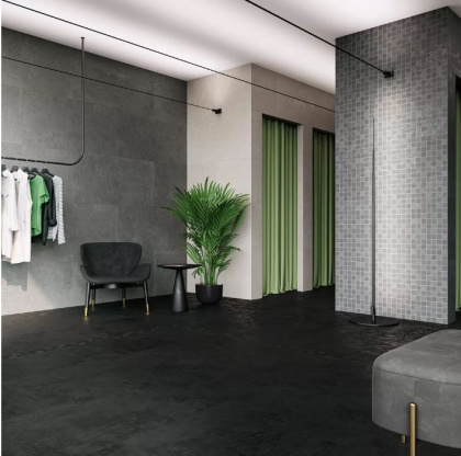 Керамогранит Про Фьюче серый тёмный обрезной 30x60x0,9