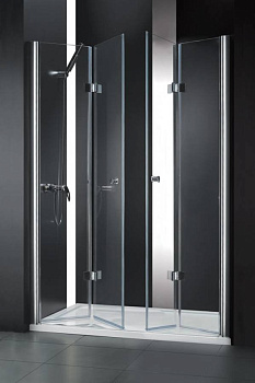 ELENA-W-BS-22-160-P-Cr Душевая дверь Условные размеры, мм:1600x1950 Габариты с диапазоном регулировок, мм:(1522-1562)х1950 