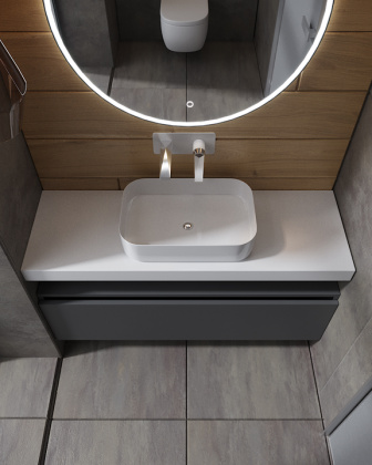 Ящик под столешницу 120см АНТРАЦИТ глянец VALLESSI UNO-S 897-120-A glossy Boheme Ящик под столешницу 120см АНТРАЦИТ глянец VALLESSI UNO-S 897-120-A glossy Boheme