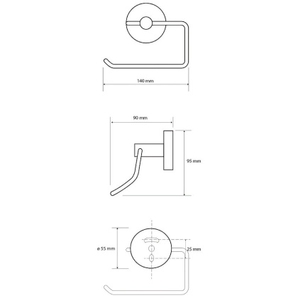 Держатель для туалетной бумаги