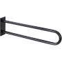 Поручень U-образный, 813 мм, черный, с крышкой