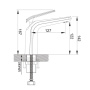 Смеситель для раковины ROSE R39C R3901C