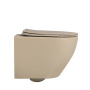 Подвесной унитаз Abber Bequem AC1100MBB бежевый матовый с микролифтом