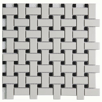 Мозаика Мозаика NS-Mosaic PS2348-07 керамика матовая (23*48*5) 300*300
