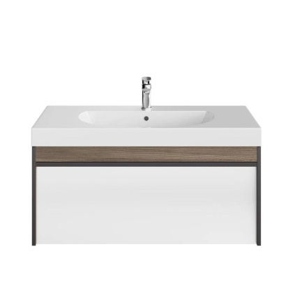 Тумба MODULA подвесная 100 с ящиком 1+1, арабика MO.100.1+1\AR