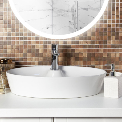 Стеклянная мозаика, DARK BLEND, Wood