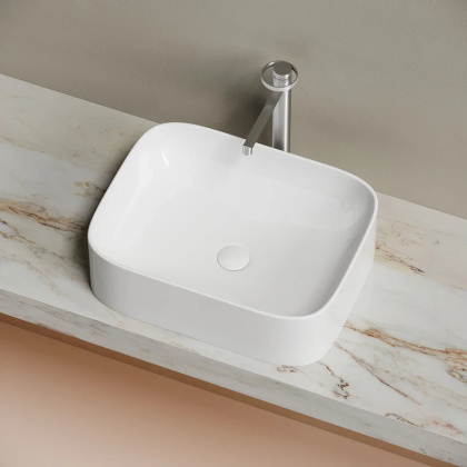 Умывальник чаша накладная прямоугольная Element 505*380*150мм