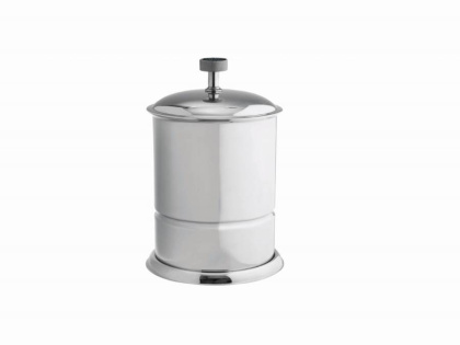 Ведро металл ROYALE CRISTAL BLACK ХРОМ 10927-CR-B Boheme