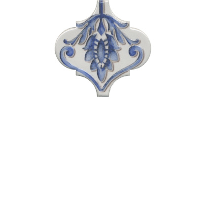 Декор VT\A322\65000 Арабески Майолика белый/синий/голубой (6,5см*6,5см*7мм) (26шт/0,11м2) орнамент, шт Декор VT\A322\65000 Арабески Майолика белый/синий/голубой (6,5см*6,5см*7мм) (26шт/0,11м2) орнамент, шт