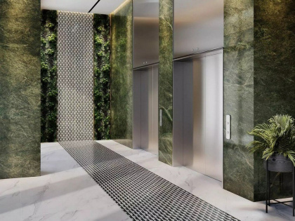 Керамический гранит SG593402R Риальто Нобиле зеленый темный лаппатированный (119,5см*238,5см*11мм) (, м2