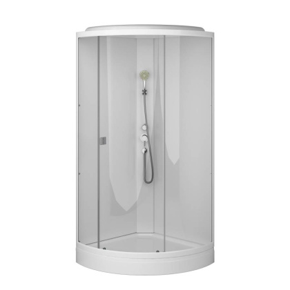 W88C-301-090WT64 X-Joy кабина душевая, 90х90, стекло прозрачное, профиль Белый W88C-301-090WT64 X-Joy кабина душевая, 90х90, стекло прозрачное, профиль Белый