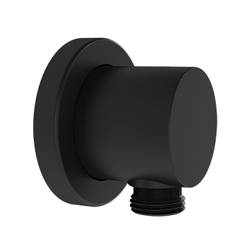 Переходн.для ручн.душа, настенный крепеж, матовый чрный