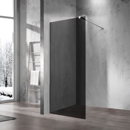Душевая перегородка Walk-In VSW-1H800CG, 800*2000, хром, стекло тонированное Душевая перегородка Walk-In VSW-1H800CG, 800*2000, хром, стекло тонированное