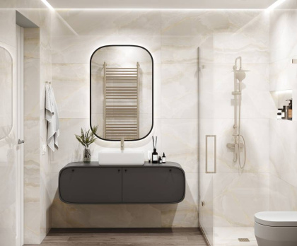 Керамогранит 14 Stubay onyx  crema (120смх60смх9мм) (2шт_1,44м2), м2