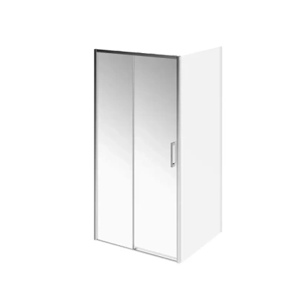 Душевая дверь LINDO, раздвижная с функцией soft close, 100х195, хром