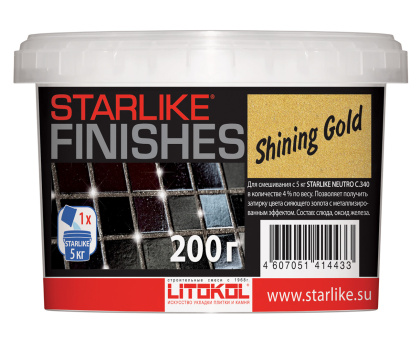 Декоративная добавка SHINING GOLD 0,2 Декоративная добавка SHINING GOLD 0,2