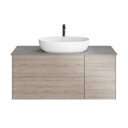 Тумба PLAZA Modern подвесная с ящиками 120, дуб Орегон PLB.M.120.3\OAK.O Тумба PLAZA Modern подвесная с ящиками 120, дуб Орегон PLB.M.120.3\OAK.O
