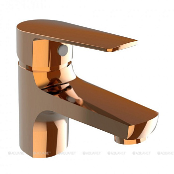 Смеситель для раковины Orange Loop M26-021rg розовое золото Смеситель для раковины Orange Loop M26-021rg розовое золото