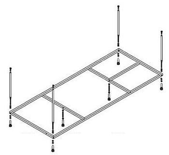 Металлический каркас CEZARES EMP-150-70-MF-R Металлический каркас CEZARES EMP-150-70-MF-R